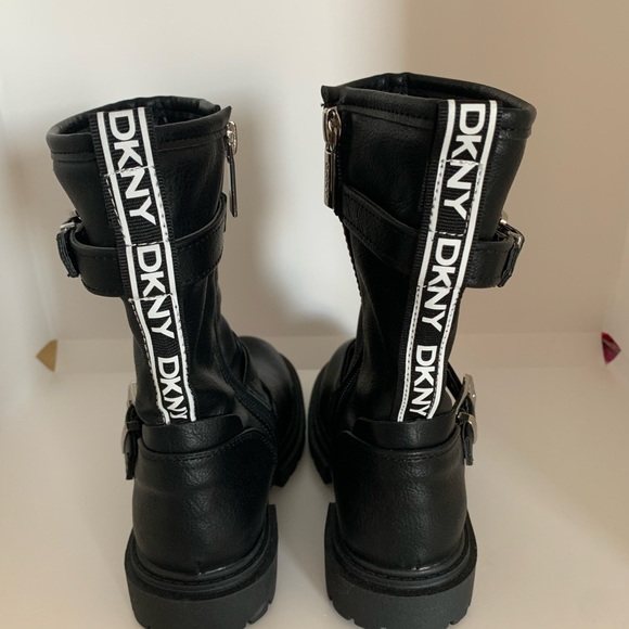 NWT- DKNY GIRL MOTO BOOTS - Picture 6 of 10